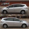 Toyota Prius 2012-2018 Deflectores de ventanilla estilo Slim acrílico ahumado tintado