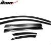 Mazda CX-5 2013-2016 Deflectores de aire ABS negro oscuro