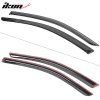 Honda Accord Coupe 2013-2017 Deflectores de ventanilla Slim estilo acrílico ahumado tintado
