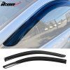 Honda Accord Coupe 2013-2017 Deflectores de ventanilla Slim estilo acrílico ahumado tintado