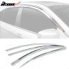 Honda Accord Sedan 2013-2017 Déflecteurs de vitres ABS chrome