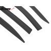 Honda Accord Sedan 2013-2017 Deflectores de ventanilla estilo Low Profile acrílico ahumado tintado