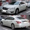 Nissan Altima 2013-2018 Ofuky oken Slim styl PP kouřová tónovaná s chromovým proužkem
