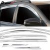 Toyota RAV4 2013-2018 Déflecteurs de vitres ABS chrome