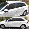 Audi A3 S3 RS3 Hatchback 2013-2019 Owiewki okienne Slim styl akryl dymione tonowane