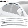 Kia Cadenza 2014-2016 Déflecteurs de vitres ABS chrome
