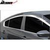 Kia Forte 4DR 2014-2018 Deflectores de ventanilla ABS cromo