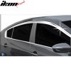 Kia Forte 4DR 2014-2018 Window Deflectors ABS Chrome