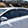 Toyota Corolla Sedan 2014-2019 Window Deflectors Slim Style Acrylic Smoke Tinted