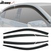 Chevrolet Impala 2014-2020 Deflectores de aire ABS negro oscuro