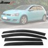 Volkswagen Golf MK7 2015-2019 Deflectores de ventanilla estilo OE acrílico ahumado tintado