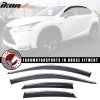 Lexus NX NX200t NX300 NX300h 2015-2021 Ofuky oken Slim styl PP kouřová tónovaná