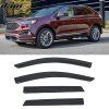 Ford Edge 2015-2024 Déflecteurs d'air acrylique fumé teinté
