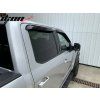 Ford F-Series Crew Cab 2015-2024 Deflectores de ventanilla estilo Slim acrílico ahumado tintado