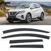 Nissan Murano 2015-2024 Deflectores de ventanilla acrílico ahumado