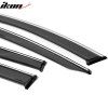 Nissan Murano 2015-2024 Déflecteurs de vitres PC Slim style liseré chromé