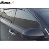 Kia Optima 2016-2020 Déflecteurs de vitres ABS noir foncé
