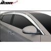 Hyundai Tucson 2016-2021 Déflecteurs de vitres ABS chrome