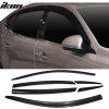 Kia Cadenza 2017-2020 Deflectores de aire ABS negro oscuro