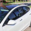 Tesla Model 3 2017-2024 Déflecteurs de vitres acrylique fumé teinté