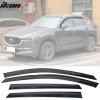 Mazda CX5 2017-2025 Ablak deflektor Slim stílusú füstölt PC