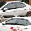 Toyota Camry 2018-2023 Window Visors Slim Style Acrylic Chrome Strip