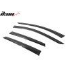 Ford Escape 2020-2025 Deflectores de ventanilla estilo Slim acrílico negro