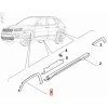 Jeep Compass MV Moulure d'aile avant gauche 60969380