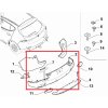 Alfa Romeo Tonale Hátsó lökhárító 68616555AA