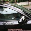 Tesla Model Y 2020-2025 Déflecteurs de vitres ABS chrome