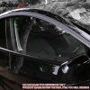 Tesla Model Y 2020-2025 Déflecteurs de vitres ABS chrome