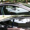 Tesla Model Y 2020-2025 Déflecteurs de vitres ABS chrome