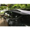 Tesla Model Y 2020-2025 Deflektory okien błyszczące czarne druk z włókna węglowego Tape on