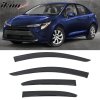 Toyota Corolla Sedan 2020-2025 Acrylic Window Deflectors Smoke Tinted