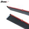 Toyota Highlander 2020-2025 Deflectores de ventanilla PC Slim styl PC negro con tira cromada