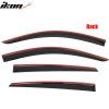 Ford Mustang Mach-E 2021-2024 Deflectores de ventanilla estilo Low Profile acrílico ahumado tintado