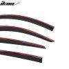 Ford Mustang Mach-E 2021-2024 Deflectores de ventanilla estilo Low Profile acrílico ahumado tintado
