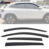 Mercedes Benz H247 GLA-Class 2021-2025 Deflectores de ventanilla estilo Low Profile acrílico ahumado tintado