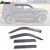 Ford Bronco Sport 2021-2025 Deflettori finestrini stile OEM acrilico trasparente fumé
