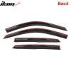 Honda Civic 2022-2025 Déflecteurs de vitres style Mugen acrylique fumé teinté