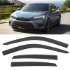 Honda Civic Sedan 2022-2025 Deflectoare geamuri stil Low Profile acrilic fumuriu