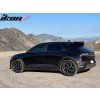 Hyundai Ioniq 5 2022-2025 Deflectores de ventanilla estilo Slim acrílico negro