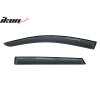 Subaru Solterra Toyota bZ4X 2023-2025 Slim Window Visors Acrylic Smoke Tinted