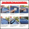Subaru Solterra Toyota bZ4X 2023-2025 Slim Window Visors Acrylic Smoke Tinted