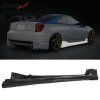 Toyota Celica 2000-2005 Bas de caisse Style VIP PU noir non peint