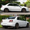 Subaru Impreza WRX STI 2002-2007 Progi boczne styl CS PP nielakierowany czarny