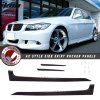 BMW E90 3 Series 2006-2008 Bas de caisse style AC PU noir non peint