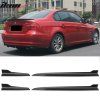 BMW E90 3 Series Sedan 2006-2008 Bas de caisse PP noir non peint