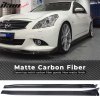 Infiniti G37 V36 2010-2013 Bočné prahy JC štýl matné uhlíkové vlákno