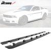 Ford Mustang 2010-2014 Taloneras laterales PU negro sin pintar